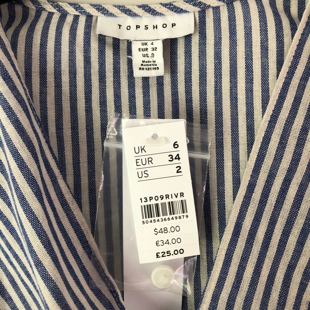 Top Shop Striped Top - Picture 3 of 3